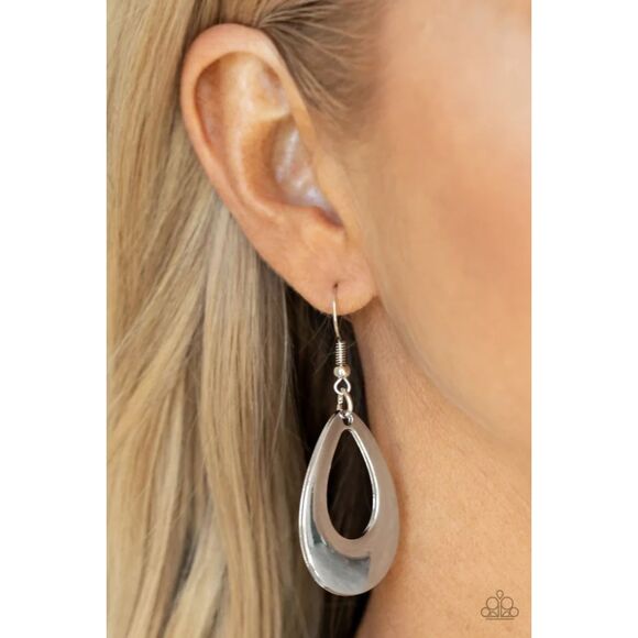 All Allure, All the Time Silver Earrings (127) - Picture 1 of 2
